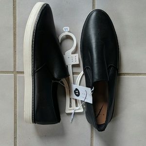 Black & White slip-ons